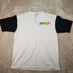 VTG RoseArt Brand Henley Shirt Sz XL Cotton Deluxe RARE